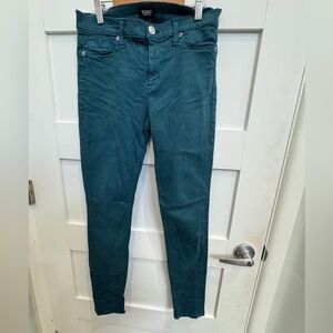 Hudson Jeans Women's Dark Teal Skinny Jeans